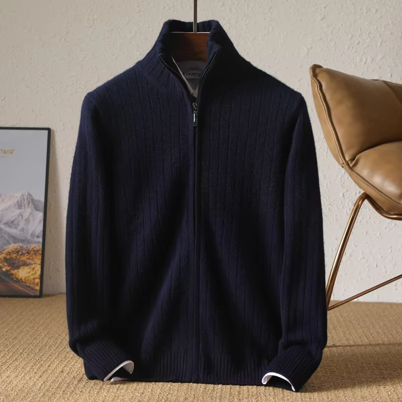 Merino Wool Business Cardigan