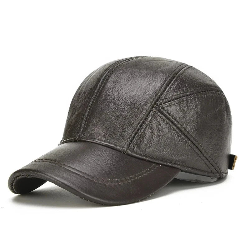 Leather Sports Cap