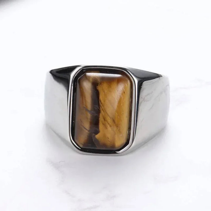 Tiger Eye Gemstone Ring