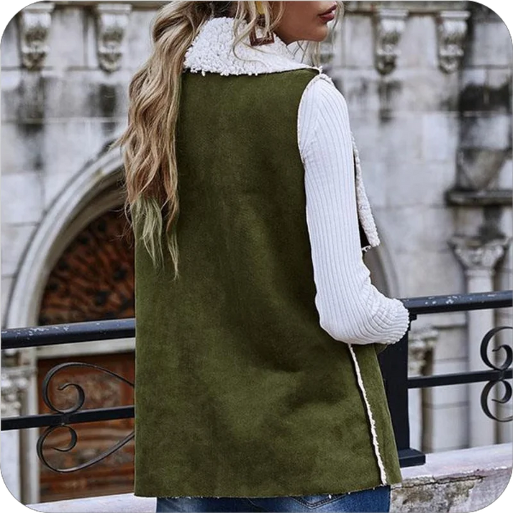 Plush Suede Vest