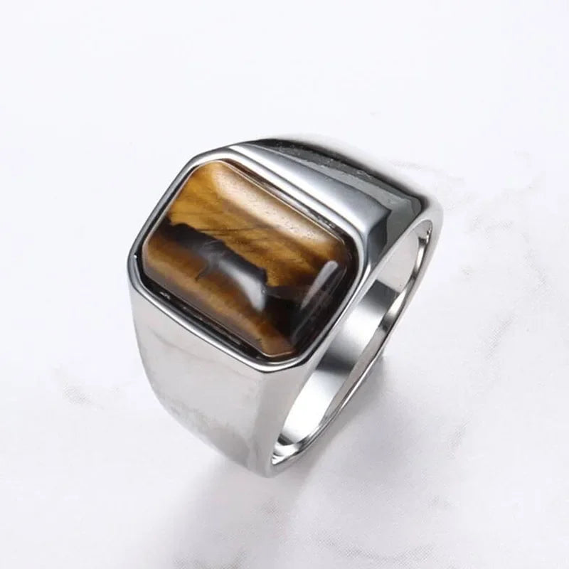 Tiger Eye Gemstone Ring