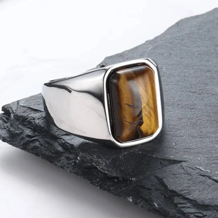 Tiger Eye Gemstone Ring