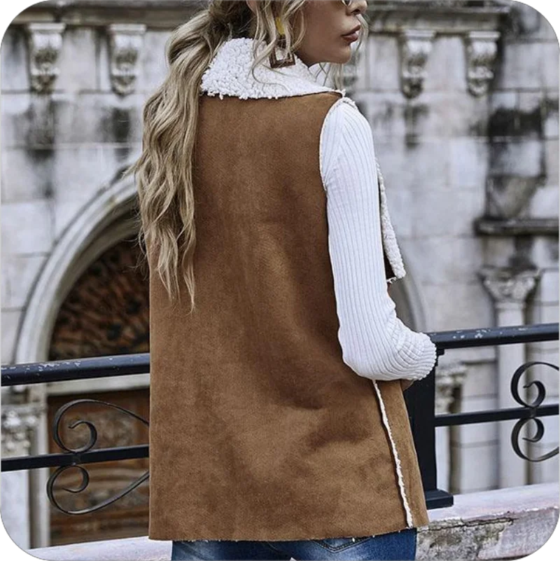 Plush Suede Vest